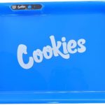 Glow Tray X Cookies Blue Led Rolling Tray By Glow Tray